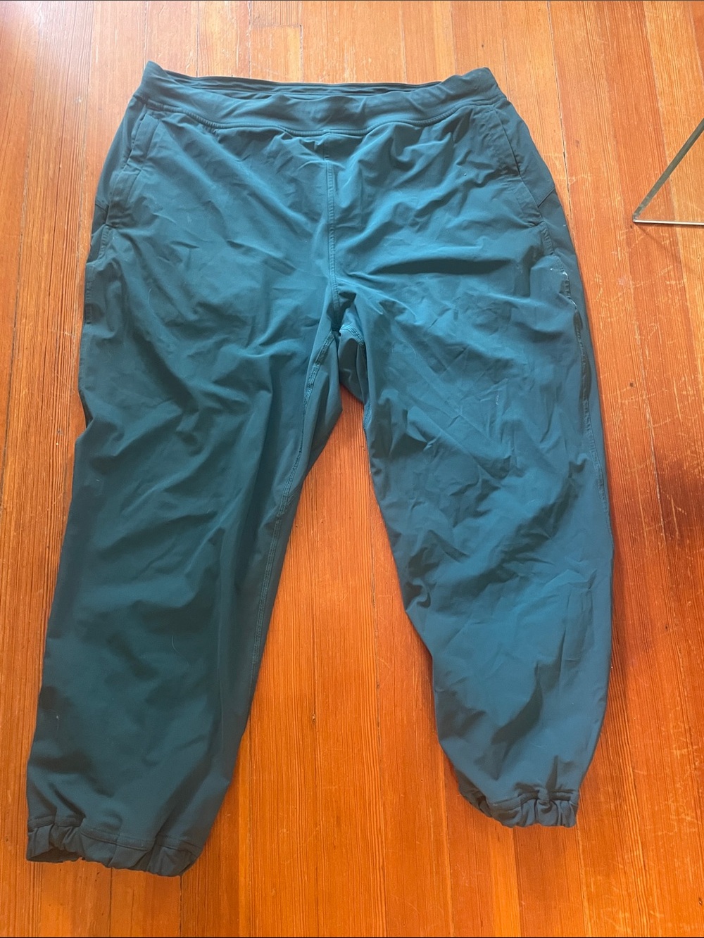lululemon athletica Teal Elastic-Waist Track Joggers